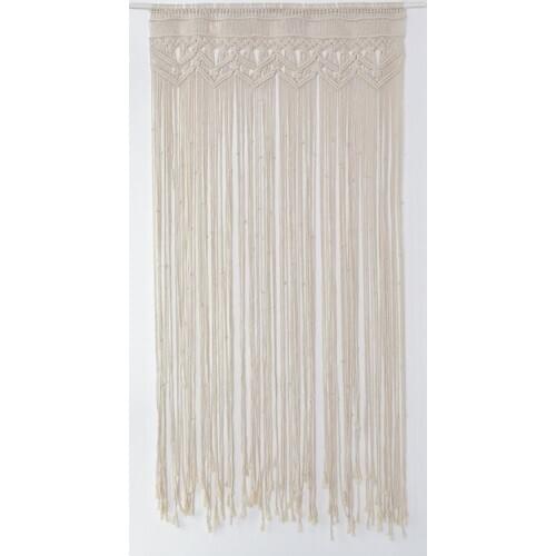 Bohemian Hand-Woven Wall Hanging Tapestry Curtain Partition Home Decoration Backdrop Curtain Tassel Wall Art Photo Props