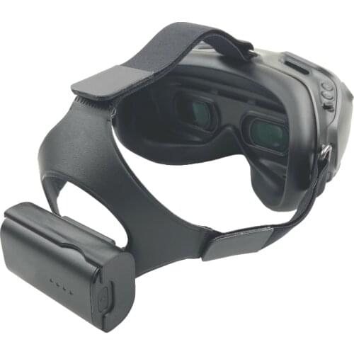 Battery Carrying Case For DJI FPV Goggles V2 Back-Mounted Storage Box for DJI FPV 3D printing