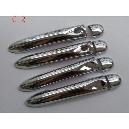 Free shipping Door Handle Cover For Renault Samsug Sm3 FLUENCE 2011 2013 2015 ABS Chrome Car Styling Stickers Accessories 8pcs