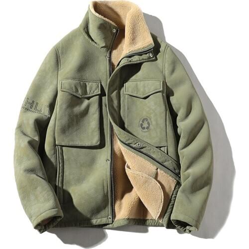 Mens Jacket New Winter Large Size Parkas Solid Color Warm Jacket Thick Lapel Casual Jacket Male 5Xl