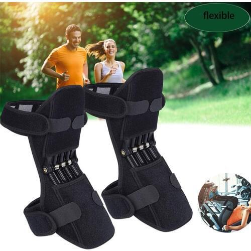 Joint Support Knee Pads Knee Protection Booster Power Spring Force Compression Sports Running Force Stabilizer Outdoor Activity