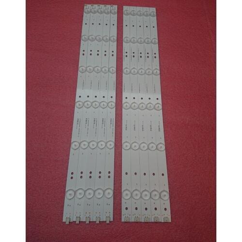 New 10set=100 PCS LED backlight strip for 49D1000 49C1000 850095046 LB-C490F13-E2-L-G1-SE2 LB-C490F13-E2-L-G1-SE3 SVJ490A06 A09