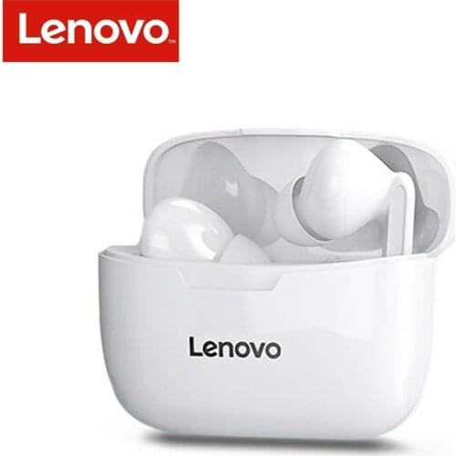 Earphones Lenovo XT90 original Wireless Earplug Bluetooth 5.0 sports Dual Stereo Bass Touch IPX5 Waterproof Long Standby 300mAh