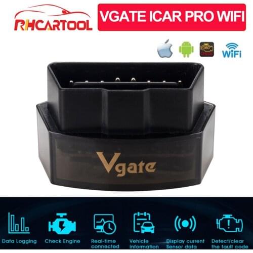 Original Vgate iCar Pro Bluetooth-compatible 4.0/WIFI OBD2 Scanner For Android/IOS as icar2 ELM327 Auto Code Reader OBDII Tool