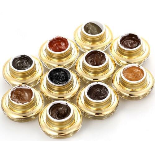 Permanent Makeup Microblading Tattoo Pigment Emulsion Eyebrow Tattoo Ink Quick Coloring Tattoo Embroidery Brows Inks 10g