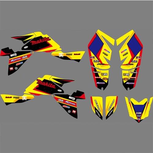For Suzuki 400 LTZ Personalised Team Graphics Backgrounds 3M Stickers DECALS Kits for Suzuki LTZ400 LTZ 400 2009 2010 2011 2012