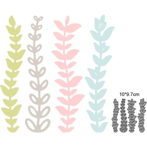 Four kinds of leaves 2021 new Thanksgiving Christmas metal cutting craft template diy scrapbook paper/photo card embossing mold