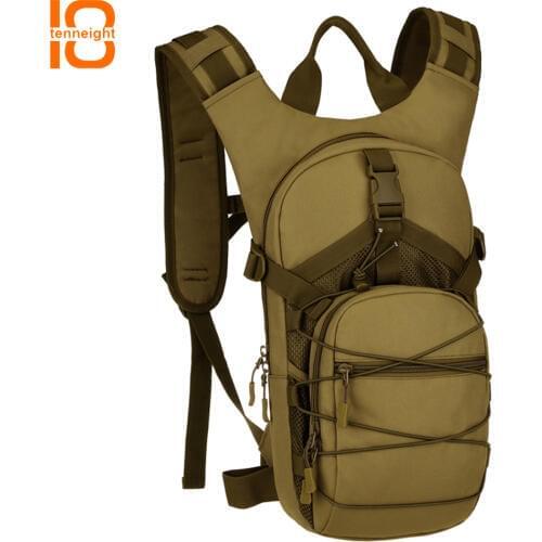 TENNEIGHT 15L Bicycle cycling backpack Molle men Nylon Rucksack Army Sport Bags Outdoor 2.5L water bag backpack fishing