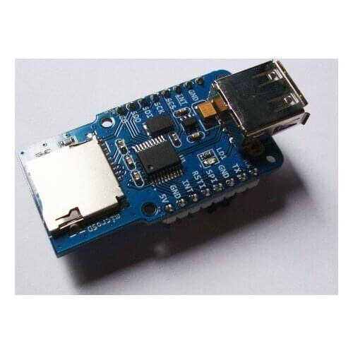 CH376T U Disk, TF Card, Mouse, Keyboard, Etc. USB Master-slave Module USB Full-speed Serial Port SPI Connection