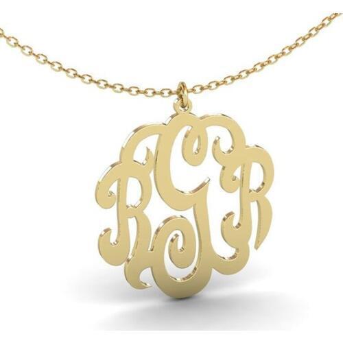 Ufine Custom Monogram Necklace gift for girl fashion heart shape pendant Necklace cooper high quality pendant necklace N2122