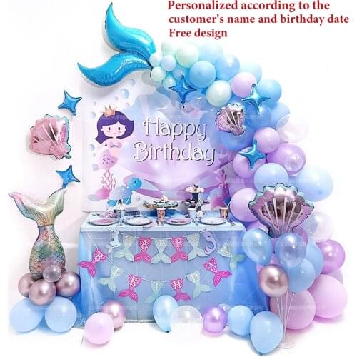 Party & Birthday DIY Decoration, Personalized According to Customers Name And Date,Multiple theme selection For Kids,Women,Man