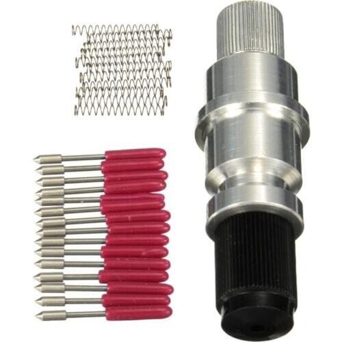 High Hardness for Graphtec CB09 Silhouette Cameo Holder + 15Pcs Blades Vinyl Cutter Plotter 45 Degree