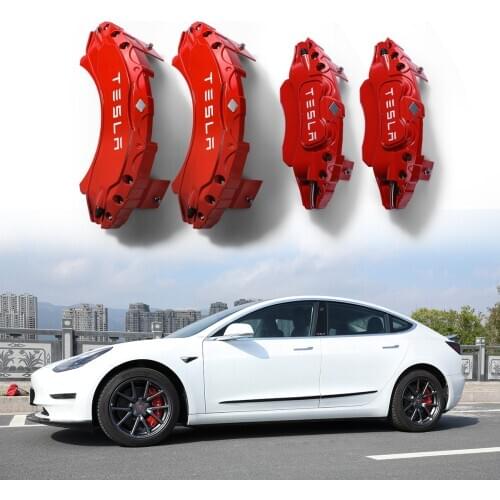 Tesla Caliper Cover 4pcs Performance look ( 18” wheels Minimum ) for Tesla Model 3