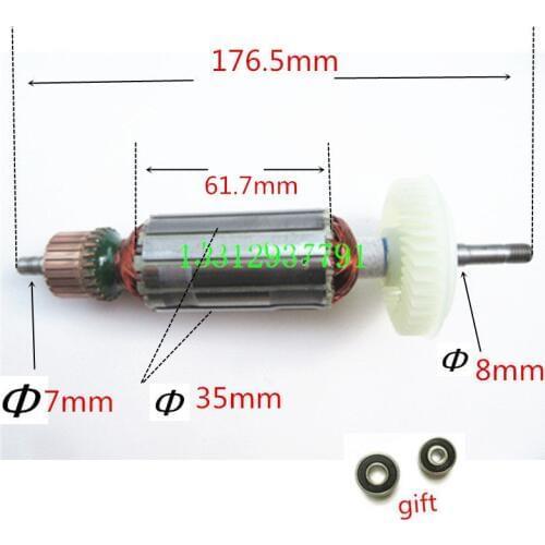 AC220-240V Armature Rotor Replace for BOSCH 150 GWS14-125CIT GWS14-125CI GRB14-CE GSI14-CE GWS14-150CI GWS14-125CIT GWS14-150C