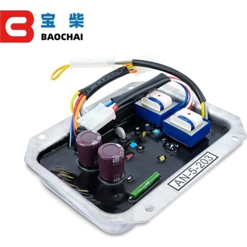 Generator Spare Parts AVR power adjustable supply automatic voltage regulator AN-5-203 For Denyo Genset