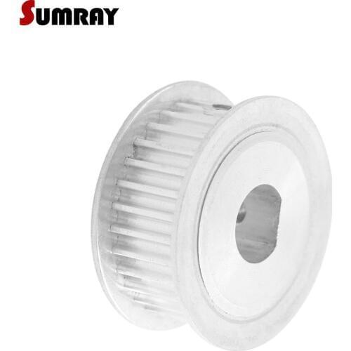 SUMRAY 3M D type Timing Pulley 40T Motor Belt Pulley 6*5/8*7/10*9mm bore 11/16mm width D type Toothed Pulley Wheel