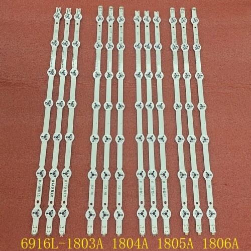 Kit 12pcs LED bar for PANASONIC TX-55ASW754 TX-55AS650B 6916L-1803A 1804A 1805A 1806A 1739A 55 V14 SLIM DRT R1 LC550DUF VG F1 F2