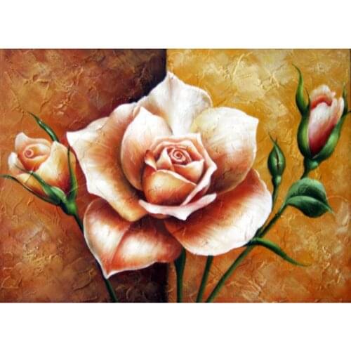 3D Diamond Painting Diamond Embroidery Home Decoration Rose square Stone Cross Mosaic Rose Flower Home Decor A054l