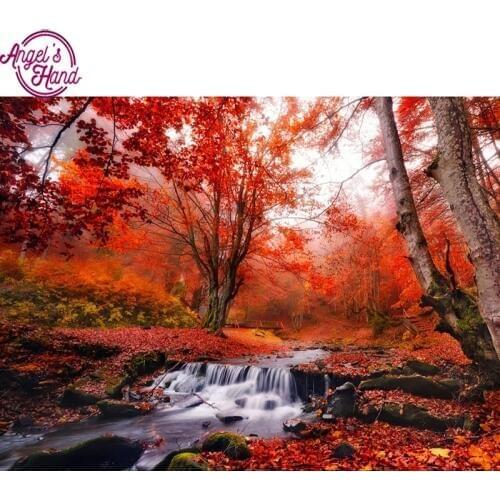 5D DIY diamond embroidery Autumn forest "fantasy landscape"diamond painting Cross Stitch full drill Rhinestone mosaic decoration