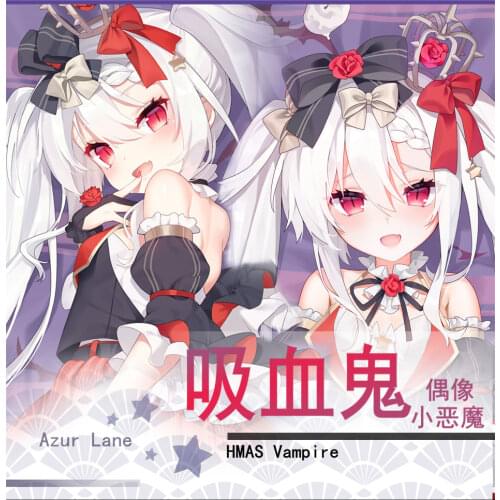 Anime Game Azur Lane Vampire Sexy Hugging Body Dakimakura Pillow Case Sexy Otaku Cartoon Pillow Cushion Cover Birthday Gifts