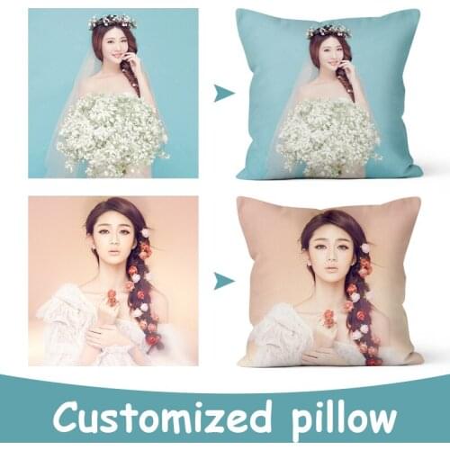 Decorative cushion cover sofa, Pet ,wedding personal life photos customize gift home cushion cover pillowcase capa de almofadas