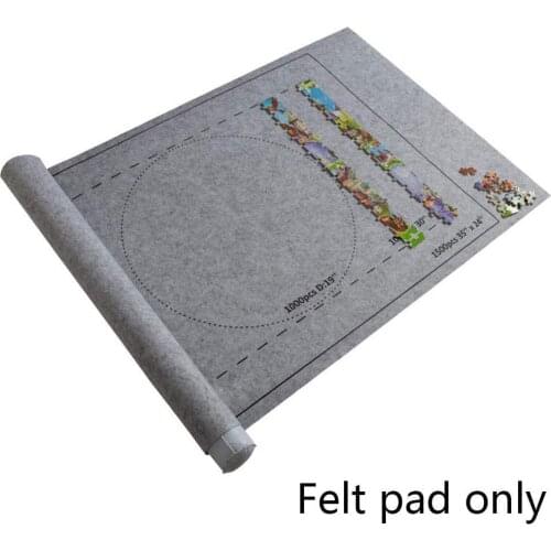 Up To 1500/2000 Pieces Storage Puzzles Roll Mat Puzzle Blanket For Portable Travel Storage Bag Children DIY Education Supplies