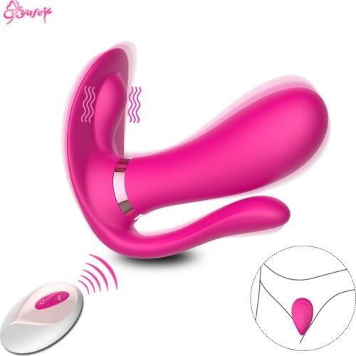 Wearable Dildo Vibrator Panties Sex Toys for Women Perineum Massage Female Vibrator Remote Control Vagina Clitoris Stimulator