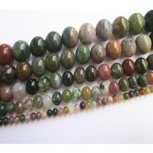India agate round loose beads strand Tibetan Jewelry Findings beads-DIY