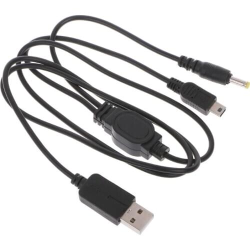Data Cable Charger Power 2 in 1 USB Data Charge Cable Cord for Sony PSP 2000 3000 Game Console