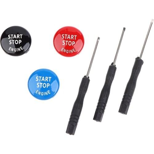 Car Engine START Button Replace Cover STOP Switch Accessories Key Decor
