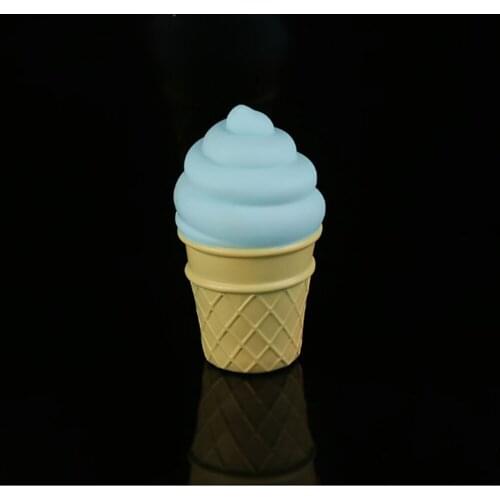 Creative cartoon childrens gift toys baby bedroom decoration night lighting/ ice cream silicone LED eye protection lamp