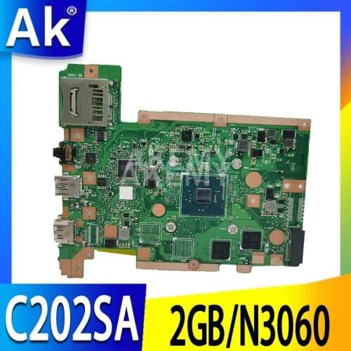 90NX00Y0-R00022 C202SA 2G/N3060 16G-SSD Laptop motherboard For ASUS C202SA C202S C202 Mainboard motherboard