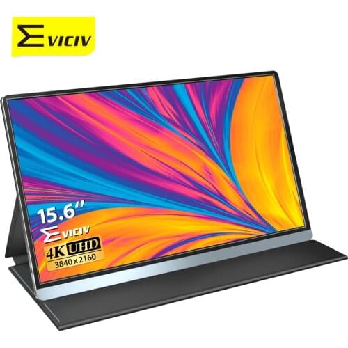 EVICIV 15.6 Inch 4K Monitor for Xbox One X S Call of Duty 4 UHD Portable Display Type C Mini HDMI Laptop Second Screen PS4 Pro