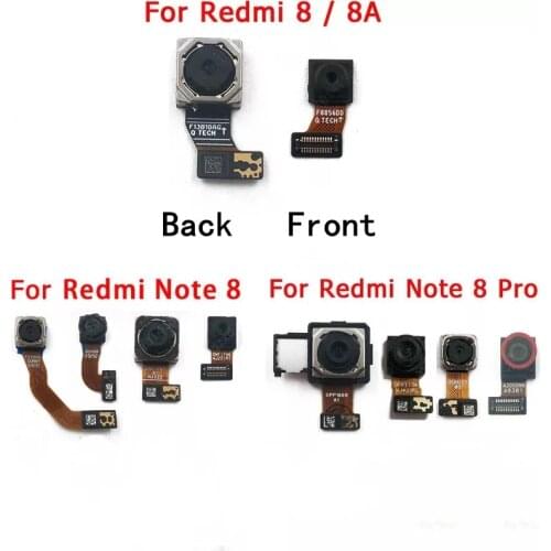 New Original Front Back Facing Camera Rear Main Camera Big Camera Module Flex Cable For Redmi 8 8A Note 8 Pro