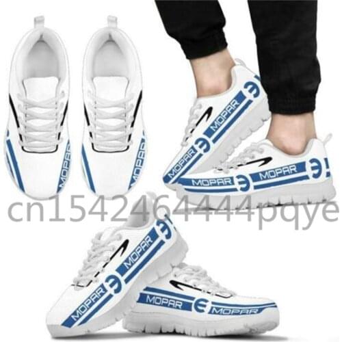 2021 New Mopar Logo Mens Sneakers Big Size Mens Fashion Sneakers Running Shoes Mesh Breathable Male Sneakers Walking Shoes