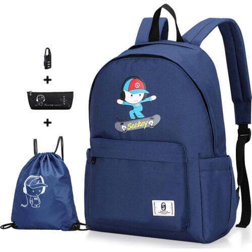 New Primary School Backpacks School Bags for Boys Book Bags Children Backpack Waterproof Oxford Schoolbags Mochila Escolar