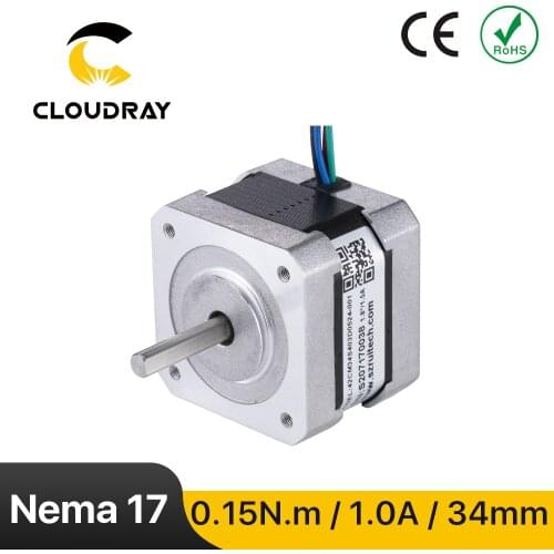 Nema 17 Stepper Motor 42mm 2 Phase Stepping Motor 1A 15Ncm Motor 4-lead Cable for 3D Printer CNC XYZ Motor