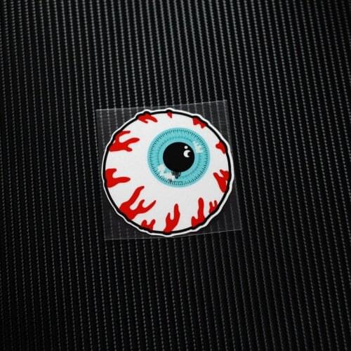 NO.TD013 Free shipping Scary Eyeball Reflective Stickers&Decals MOTO GP Motocross Bike Helmet Windshield ATV Stickers