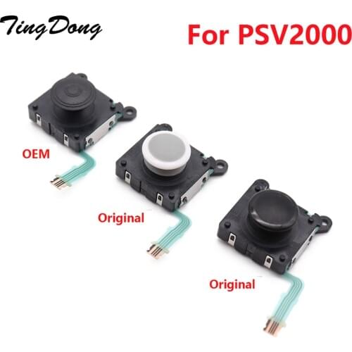 TingDong Original Left Right 3D Button Analog Control Joystick Stick Replacement For Sony PlayStation PS Vita PSV 2000