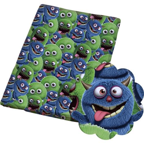 Diy polyester printed fabric patchwork sewing polyester cotton other textile crafts childrens cloth fabric 50 * 140cm/piece