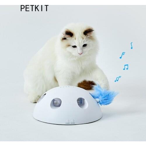 PETKIT Magic Dome Electric Intelligent Automatic Cat Toy Smart Teasing Cat Stick Interactive Cat Feather Toys Cat Catching Mouse