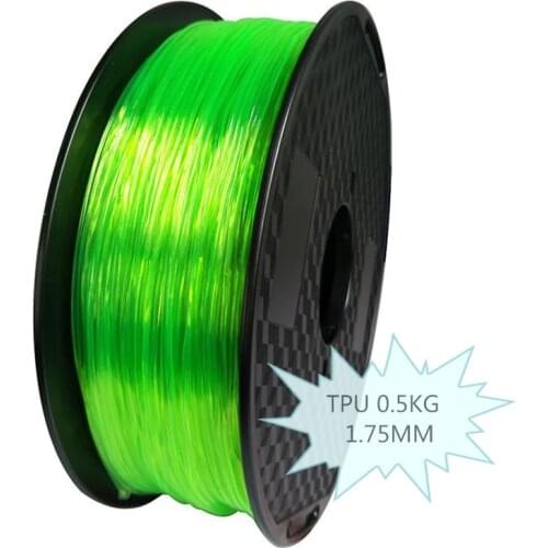 0.5KG TPU 3D Printer filament Elastic TPU Flexible Material Soft Rubber Wire Plastic Wire
