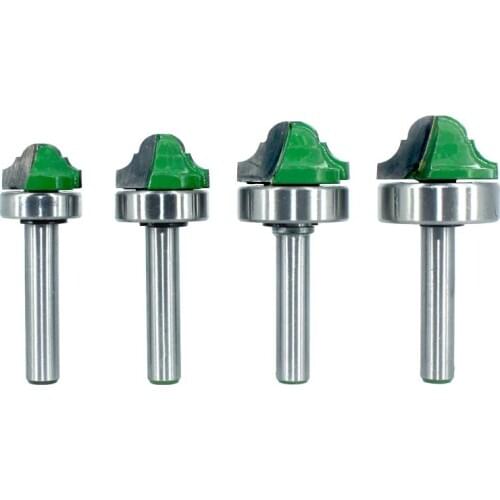 1pc 8mm Shank Bearing Shank Double Roman Ogee Edging Router Bit Milling Cutter For Wood Wood Line Knife Hobbing MC02100