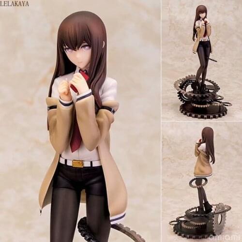 1pcs New Japanese Anime Steins Gate 3 Generation Makise Kurisu Ver. 1/7 scale PVC toy action figure model toy doll gift