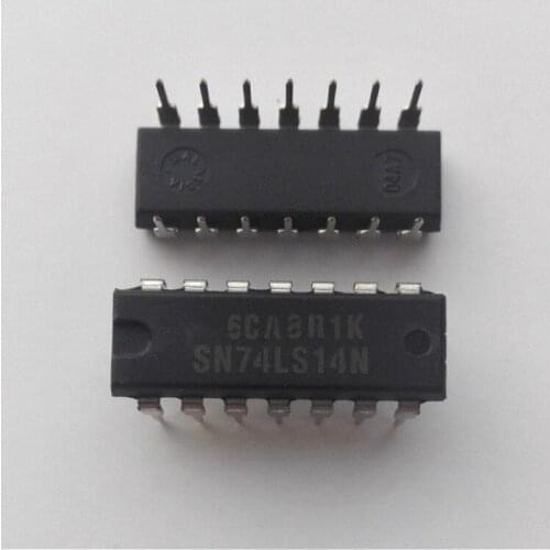 10PCS SN74LS14N DIP14 SN74LS14 DIP 74LS14N 74LS14 DIP-14 HD74LS14P and original IC