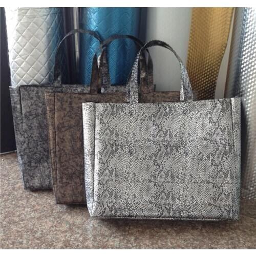 100pcs/LOT Customized Laminating Non-woven High Grade Gift Bag/ Shop Bag/ Party Bag For Guest Can Customized Size And LOGO