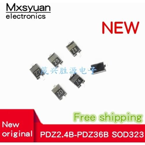 100PCS/LOT New original PDZ6.8B PDZ7.5B PDZ8.2B PDZ9.1B PDZ10B PDZ11B PDZ12B PDZ13B PDZ15B PDZ16B PDZ18B PDZ20B SOD323 0805