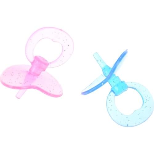 2X Baby Doll Pacifier Bottle for Nursery Doll House Feeding Kids Pretend Play Games Toys Feed Medication Device