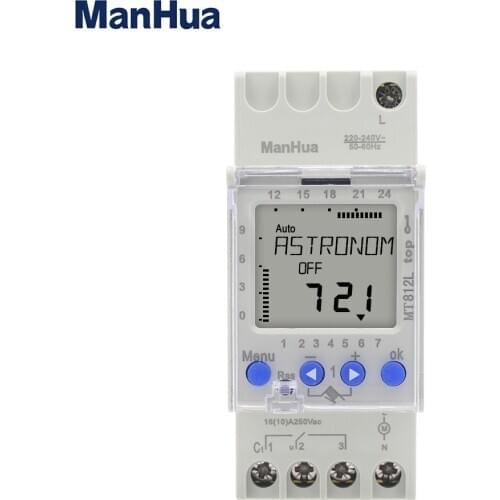 ManHua MT812L Astronomical Timer 1-channel 7 days