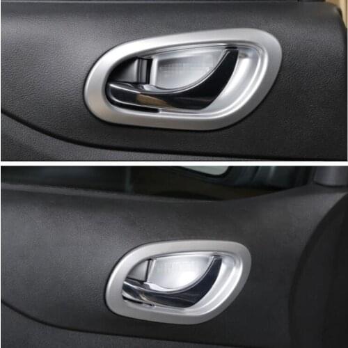 Car ABS Inner Door Handle Door Bowl Cover Trim Interior Accessories Fit For Nissan Terra 2018-2020